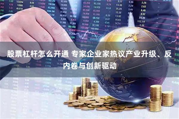 股票杠杆怎么开通 专家企业家热议产业升级、反内卷与创新驱动